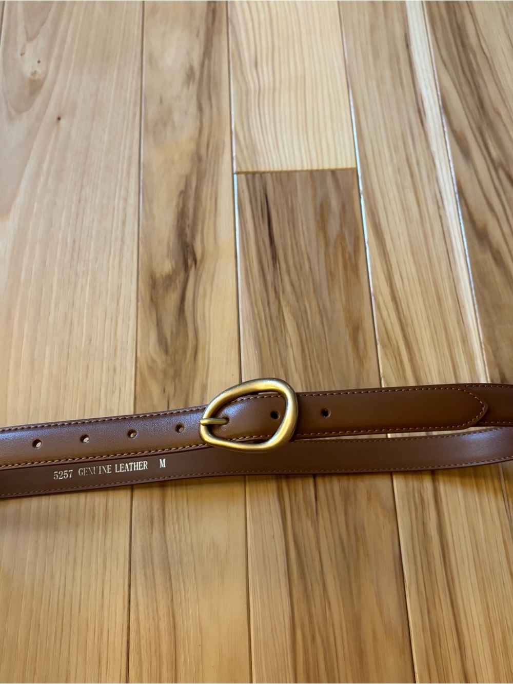 Tan Leather Belt Size Medium